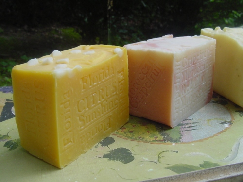 Citrus soaps