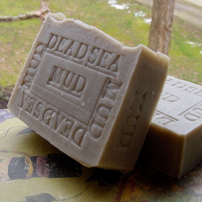 Dead Sea Mud with Cocoa Butter-Black Natural Minerals Soap from Dead Sea with Anise for Oily or Acne 