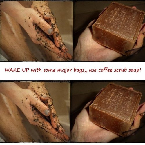 Coffee in natural soap -Fight acne, eczema and psoriasis
