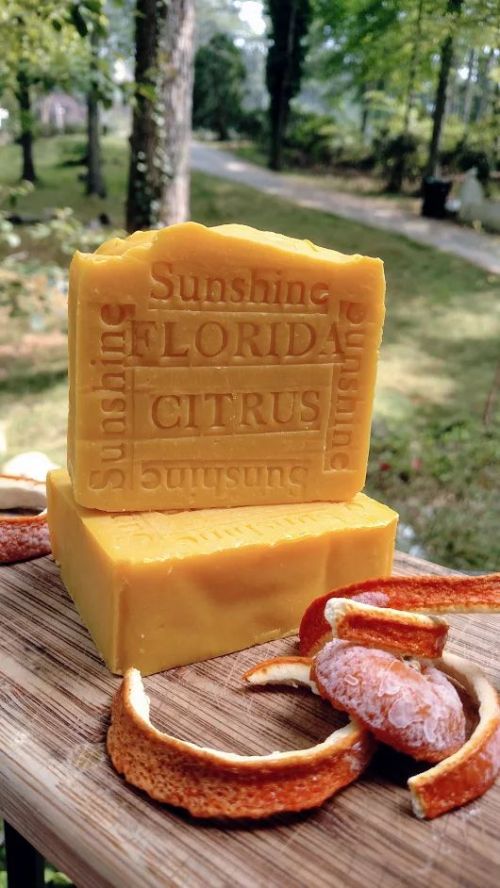 October - Fall Natural Citrus soap