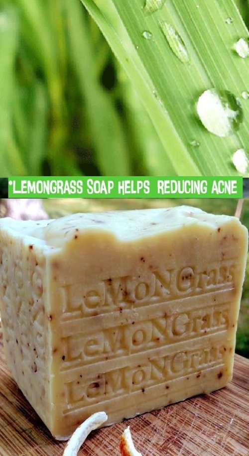 Lemongrass soap acts as a toner that helps in toning the muscles and tissues thereby providing a clear skin.