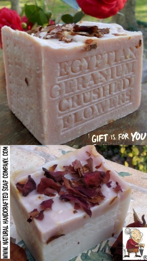 Google Floral soap scent lavender Geranium Natural Soaps